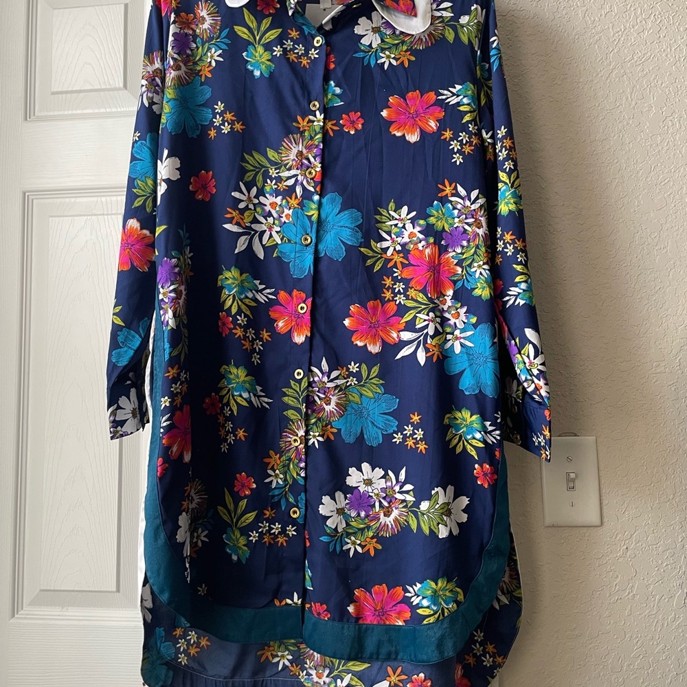 Floral Button-Up Shirt